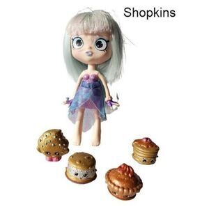 Shopkins and Shoppie Gemma Stone plus Rare and Ultra Rare Mini Figures Bundle